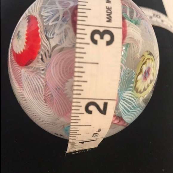 Vintage Millefiore Glass Murano Paperweith. - Picture 7 of 7